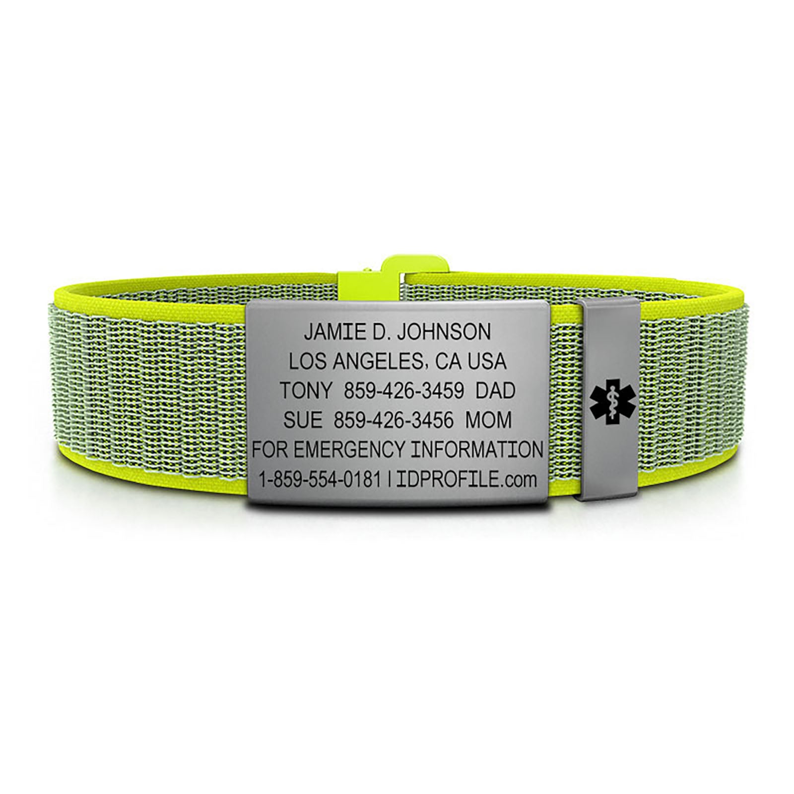Nylon Loop Medical ID - SM - With iD Profile ID 19mm - ROAD iD