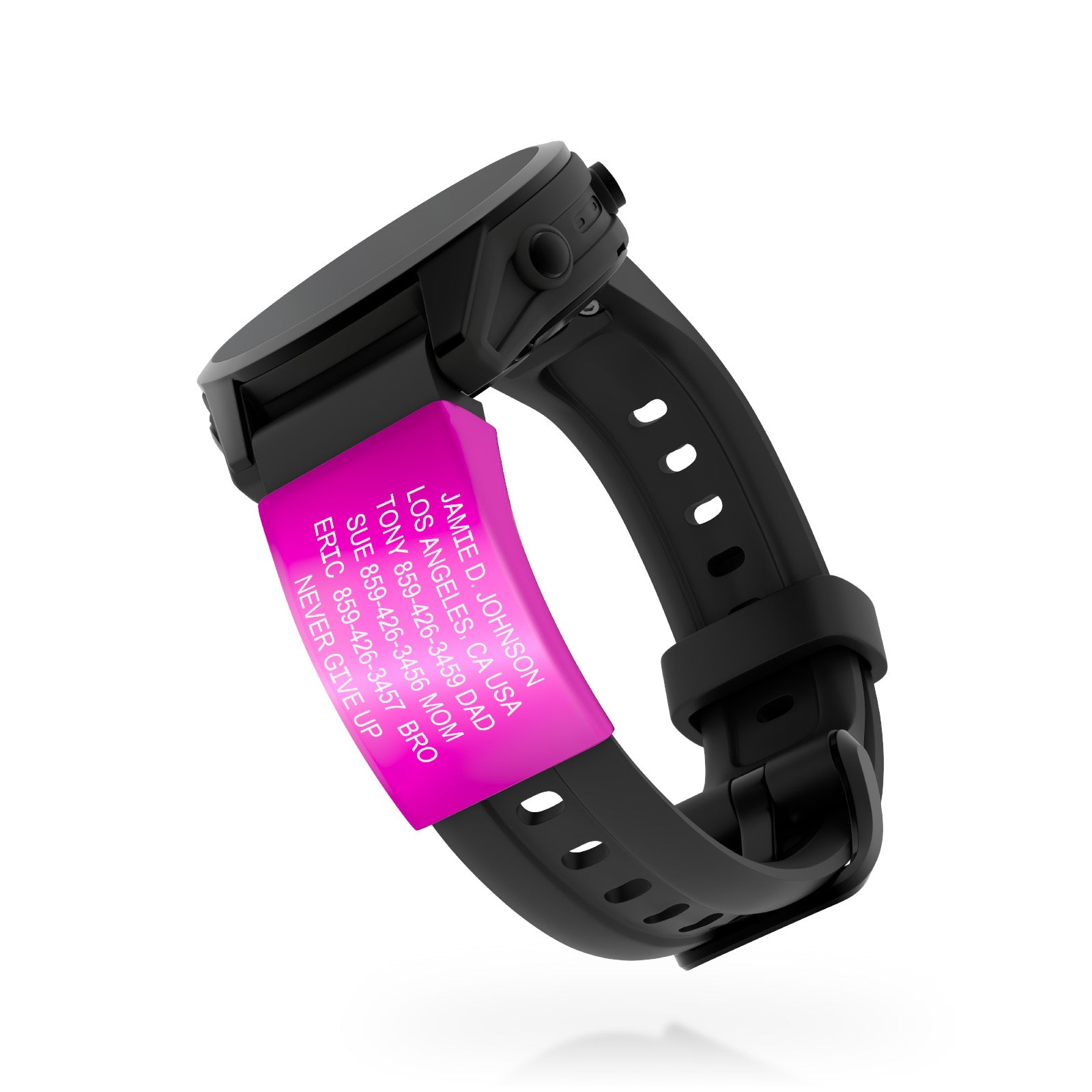 Garmin Watch ID With Profile ID Pink Quick Fit | 20mm ROAD iD