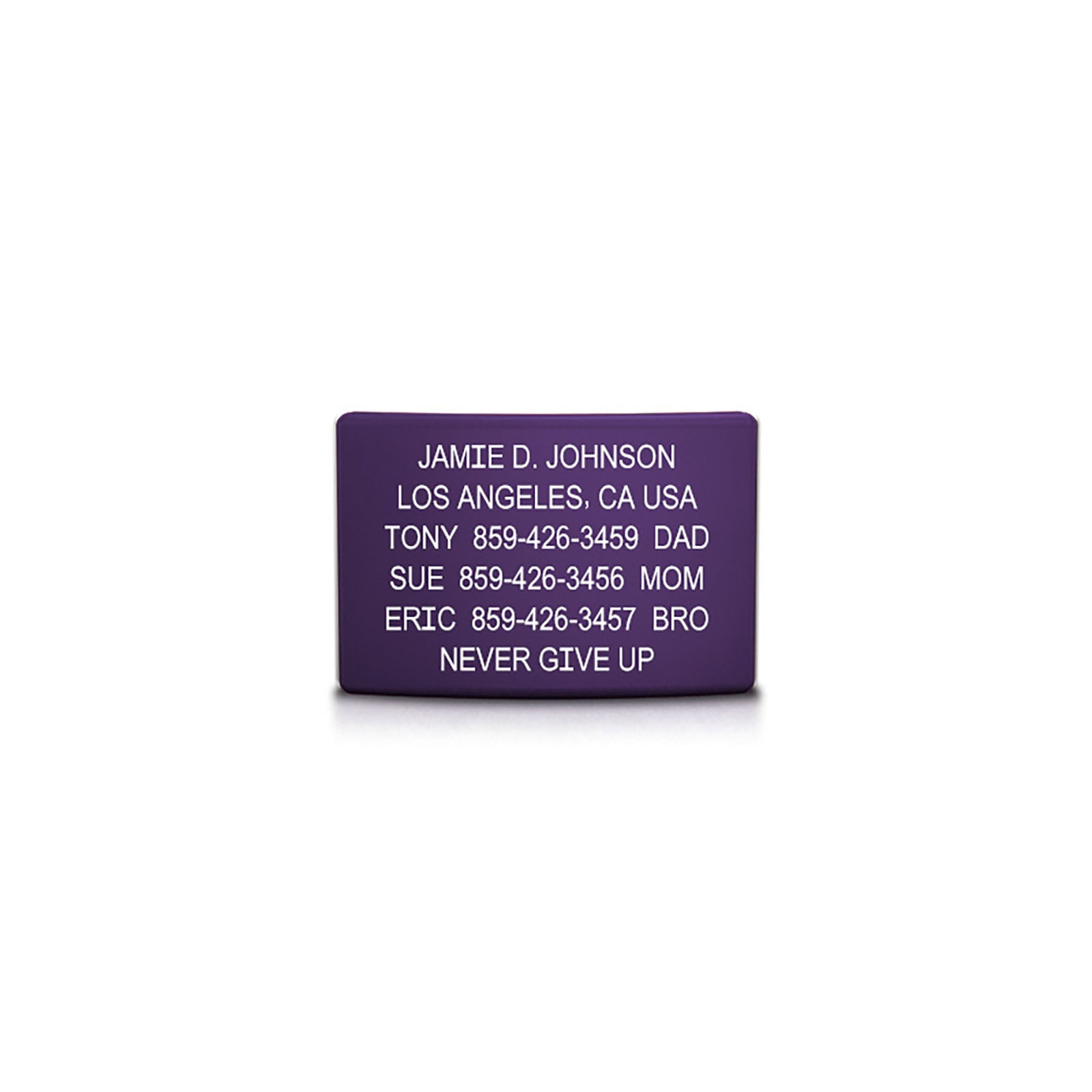 Classic ID Faceplate ID 19mm Amethyst ROAD iD