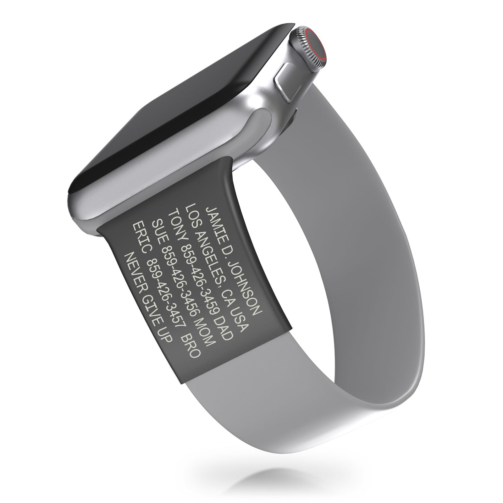 Apple Watch Medical ID ID Graphite Series 3-10 | Solo Loop ROAD iD