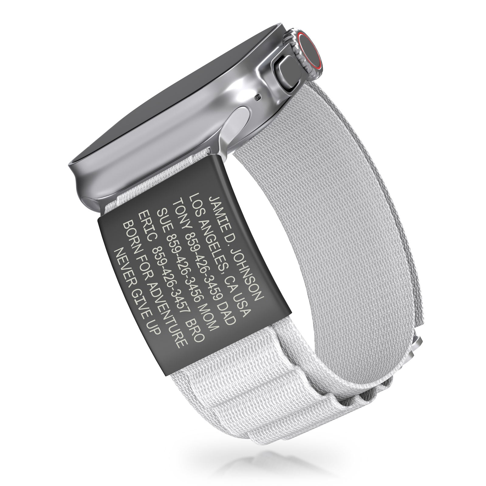 Apple Watch Medical ID ID Graphite Ultra | Alpine Loop ROAD iD