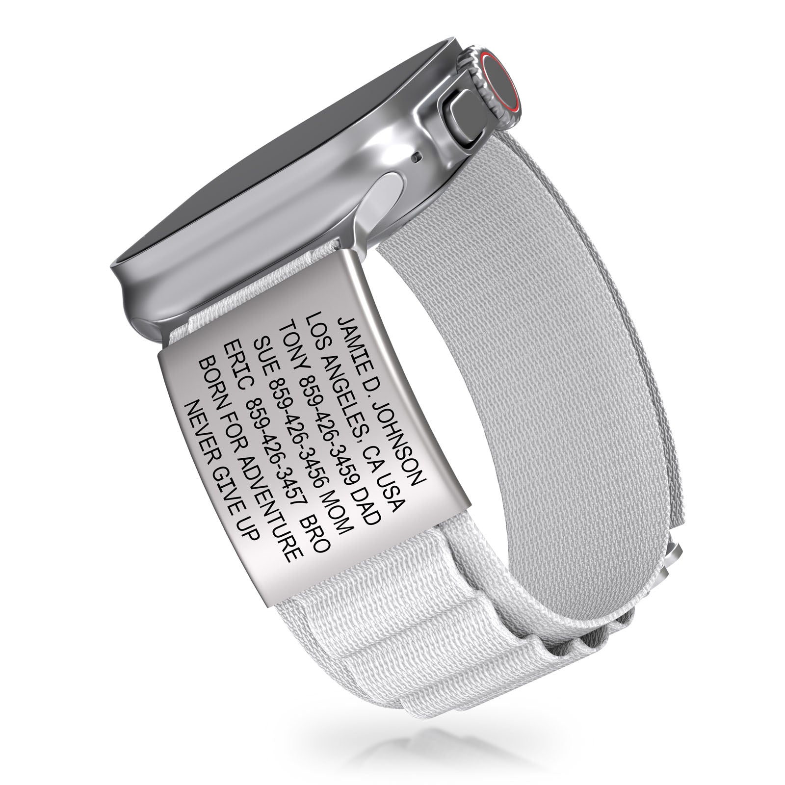 Apple Watch Medical ID ID Slate Ultra | Alpine Loop ROAD iD
