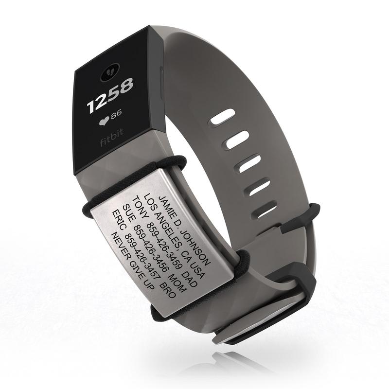 Universal Sidekick Medical ID ID 19mm Slate ROAD iD