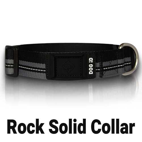 Black and Gray Rock Solid Collars
