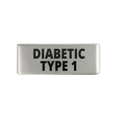 Badge Slate 13mm Badge Diabetic Type 1 - ROAD iD