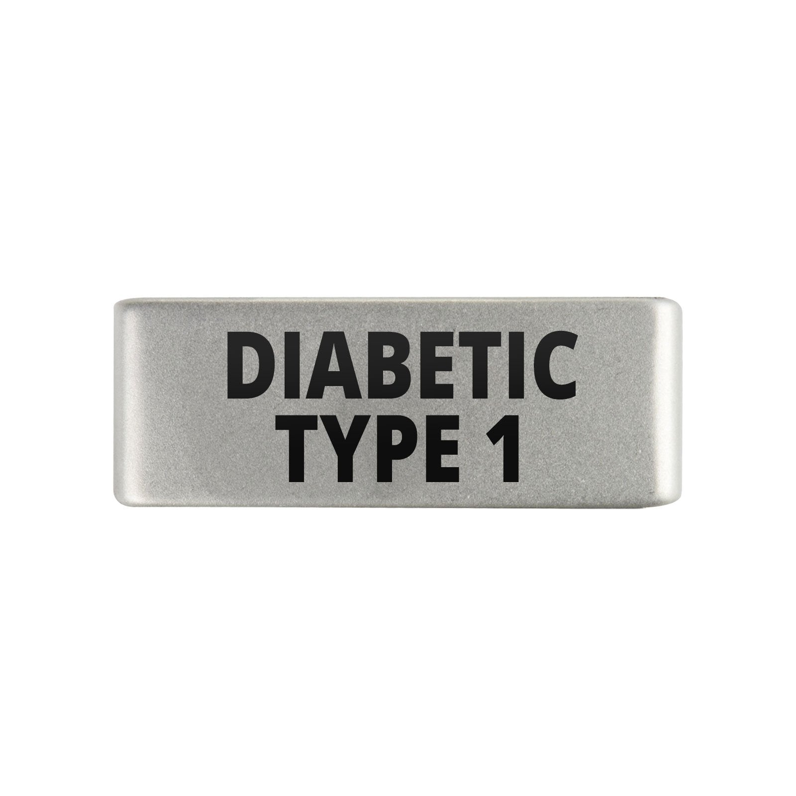 Diabetic Type 1 Badge Badge 13mm Slate ROAD iD