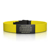 Wrist ID Elite Silicone Clasp 13mm Graphite ID  - ROAD iD