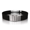Medical ID Elite Silicone Clasp 13mm Slate ID  - ROAD iD