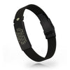 Medical ID Elite Silicone Clasp 13mm Graphite ID Black-Graphite - ROAD iD