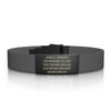 Wrist ID Elite Silicone Clasp 13mm Graphite ID  - ROAD iD