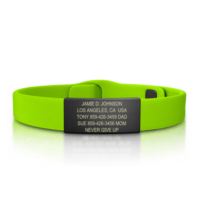 Wrist ID Sport Pin-Tuck 13mm Graphite ID  - ROAD iD