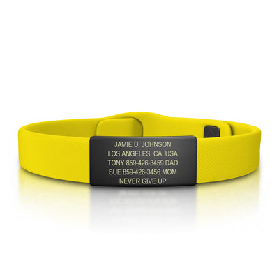 Wrist ID Sport Pin-Tuck 13mm Graphite ID  - ROAD iD