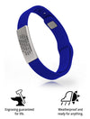 Wrist ID Sport Pin-Tuck 13mm Slate ID Blue - ROAD iD