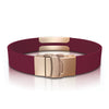 Wrist ID Elite Silicone Clasp 13mm Rose Gold ID  - ROAD iD