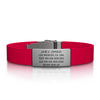 Wrist ID Elite Silicone Clasp 13mm Slate ID  - ROAD iD