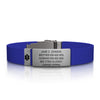Medical ID Elite Silicone Clasp 13mm Slate ID  - ROAD iD