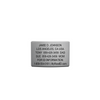 The Wrist ID Elite 19mm Slate Replacement Faceplate ID With Profile - ROAD iD