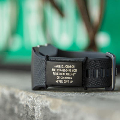Sidekick Medical ID for Fitbit + Garmin ID  - ROAD iD