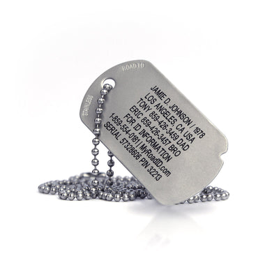 Medical Dog Tag ID ID  - ROAD iD