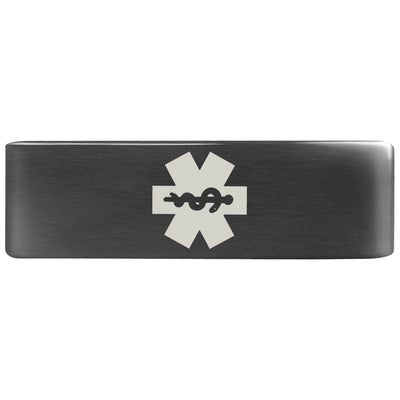 Gunmetal Medical Badge Badge 19mm - ROAD iD