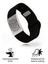 Wrist ID Sport Pin-Tuck 19mm Slate ID Black - ROAD iD