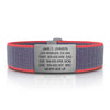 Wrist ID Sport Nylon Loop 19mm Slate ID  - ROAD iD