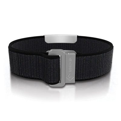 Wrist ID Sport Nylon Loop 19mm Slate ID  - ROAD iD