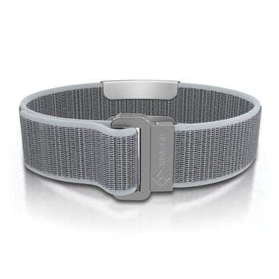 Wrist ID Sport Nylon Loop 19mm Slate ID  - ROAD iD