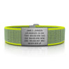 Wrist ID Sport Nylon Loop 19mm Slate ID  - ROAD iD