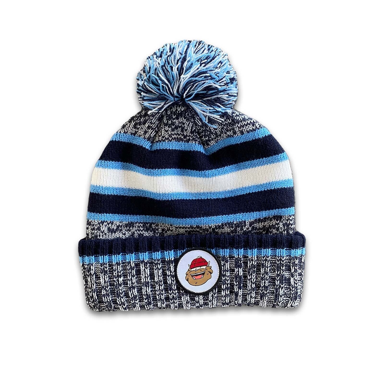 ROAD iD Knit Hat Apparel blue-white ROAD iD
