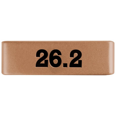 Badge Rose Gold 19mm Badge 26.2 - ROAD iD