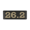 Badge Graphite 13mm Badge 26.2 - ROAD iD