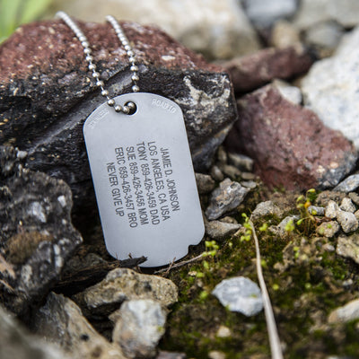 Medical Dog Tag ID ID  - ROAD iD
