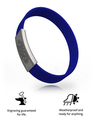 Wrist ID Stretch 13mm Rugged ID Candlestick Point - ROAD iD
