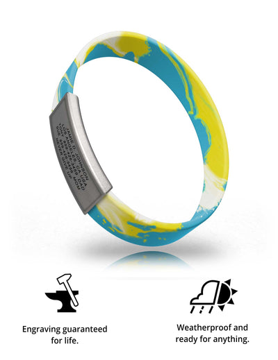 Wrist ID Stretch 13mm Rugged ID Sandcastle - ROAD iD