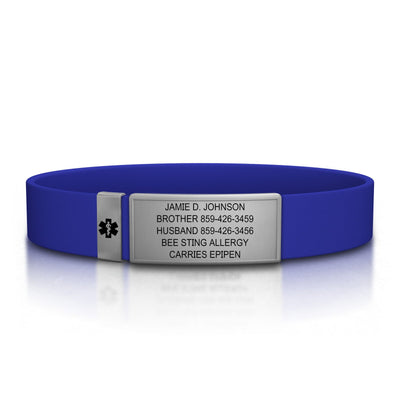 Stretch Medical ID ID Blue - ROAD iD