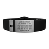 Medical ID Sport Pin-Tuck 19mm Slate ID  - ROAD iD