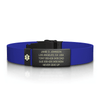 Medical ID Elite Silicone Clasp 13mm Graphite ID  - ROAD iD