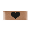 Badge Rose Gold 13mm Badge Heart - ROAD iD