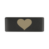 Badge Graphite 13mm Badge Heart - ROAD iD