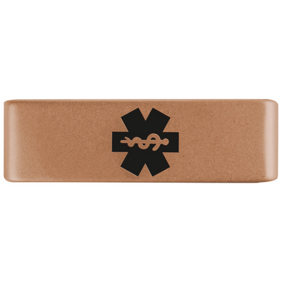Badge Rose Gold 19mm Badge Medical Alert - ROAD iD