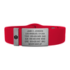 Medical ID Sport Pin-Tuck 19mm Slate ID  - ROAD iD
