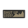 Badge Graphite 13mm Badge Shut Up Legs - ROAD iD