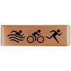 Badge Rose Gold 19mm Badge Tri Icons - ROAD iD